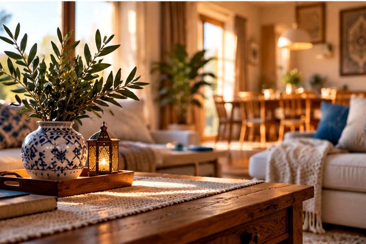 A calm Muslim home learning setting